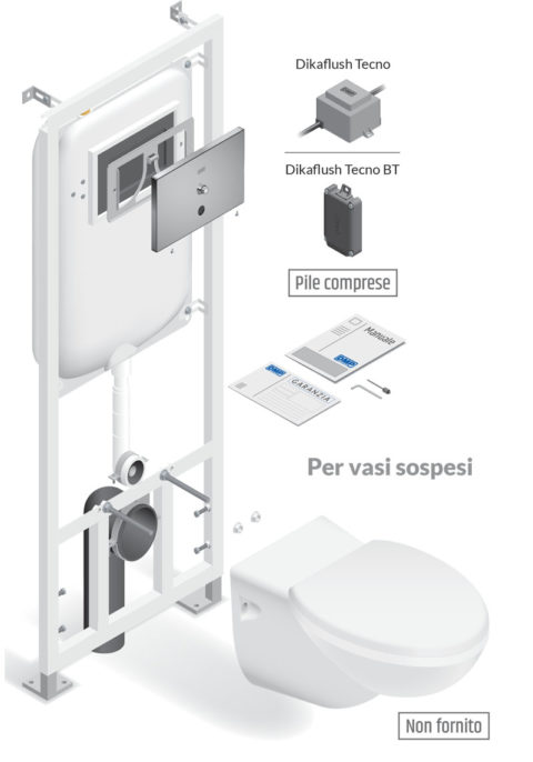 Contenu du colis Dikaflush Tecno